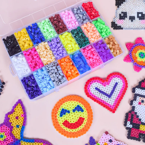 Hot Sell DIY Fashion Products 5mm 24 Colors Plastic Beads fuse Beads Perler Beads Education Puzzle Toys for Children