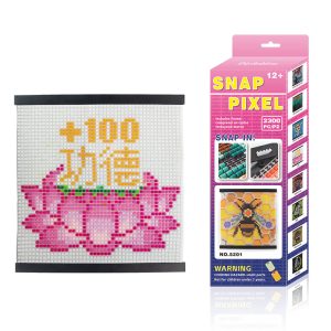 Snappix Fuse Beads Repeat The Assembly Without Ironing Perler Beads Set with Mesh Pattern