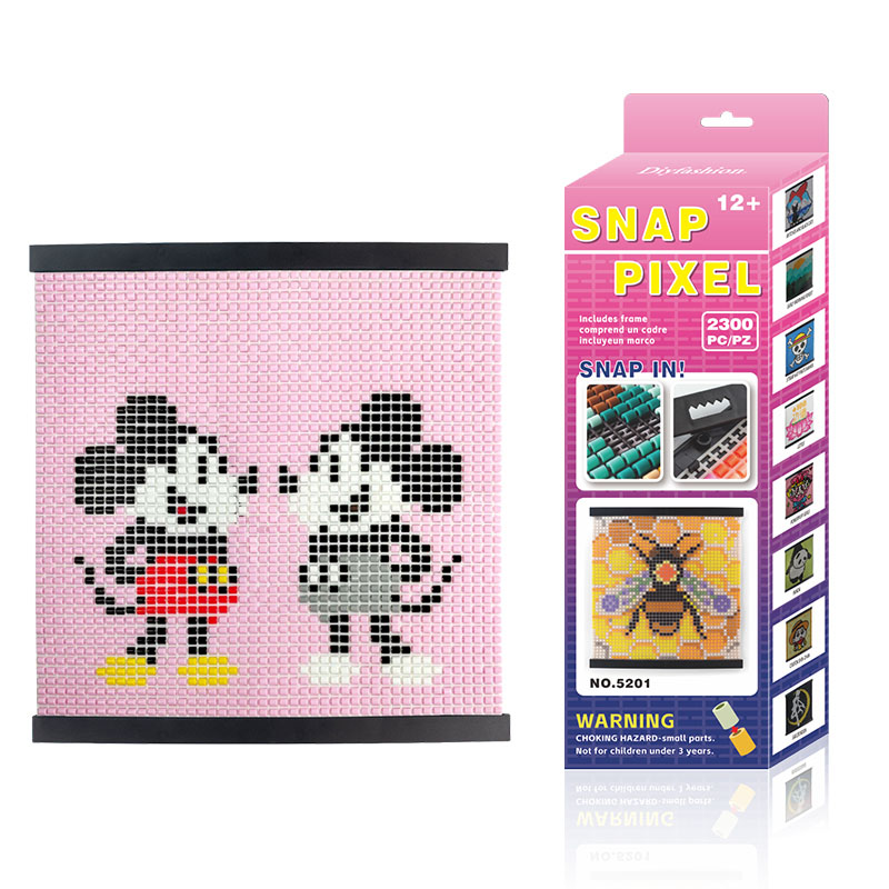 Factory Direct Sale Educational Product Fuse Beads DIY Toys 5mm Snappix Bead Craft Kits for Children - Image 2