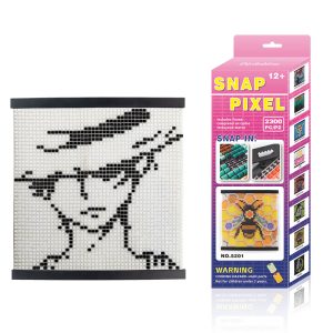 Manufacturer Supply 5mm Snappix Bead Craft Kits for Kids DIY Educational Toys Fuse Beads Kits