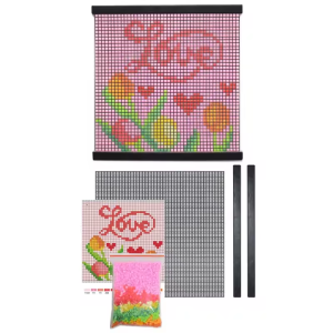 New Design Wall Paintings Multicolor Fuse Beads Diy Snappix Bead Craft Kit for Adults and Kids